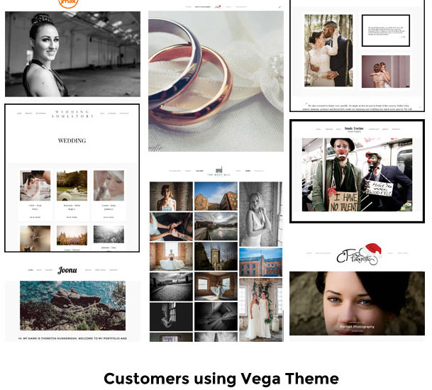 vega wordpress photography theme