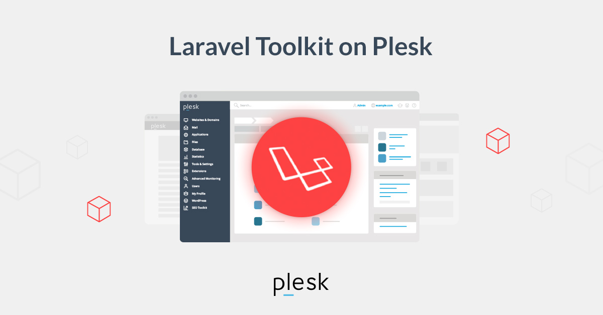 laravel application hosting in plesk
